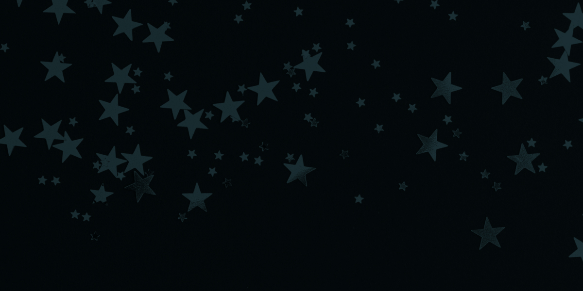 Stars on a black background