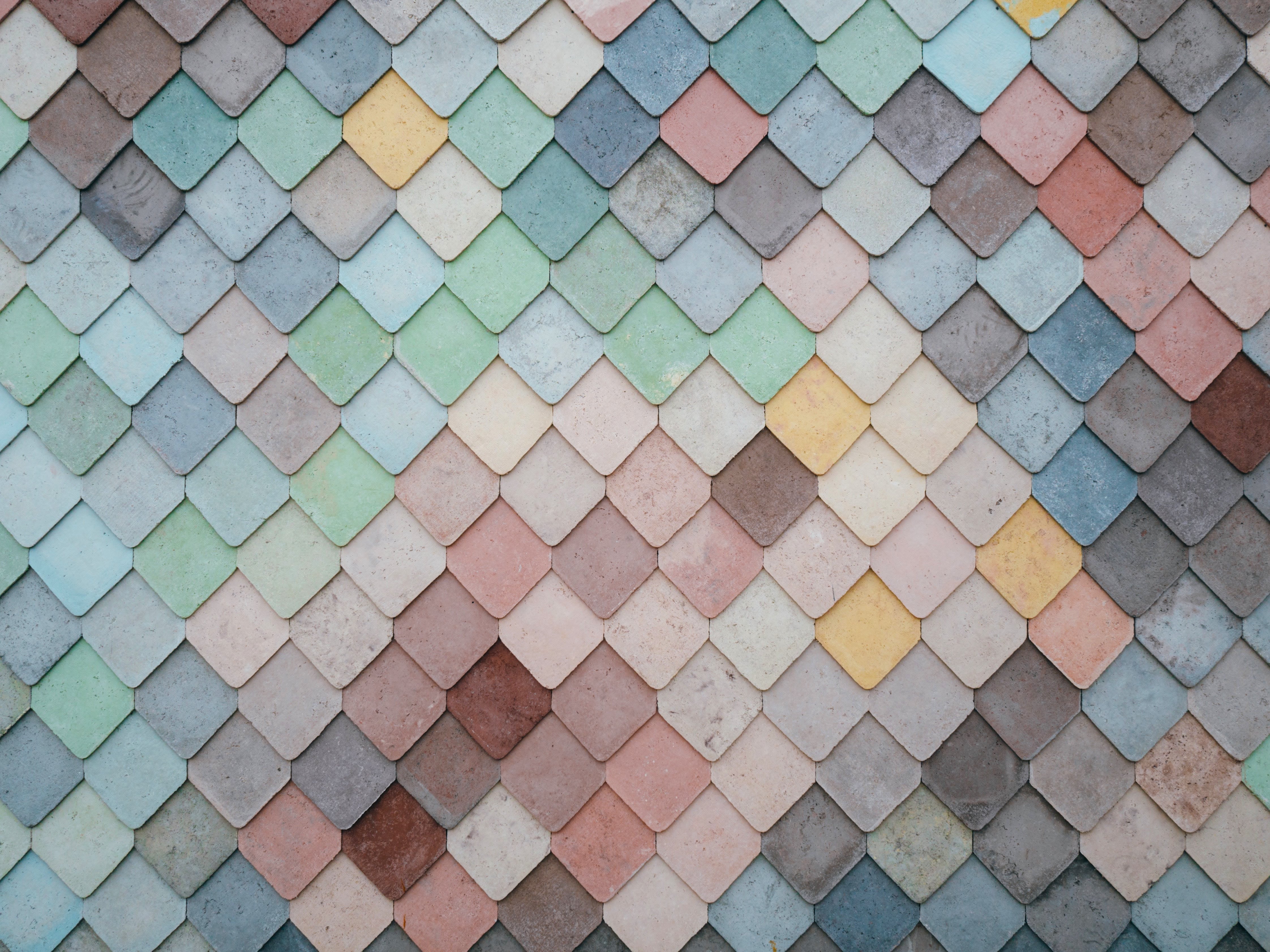 Colorful and textured pattern.